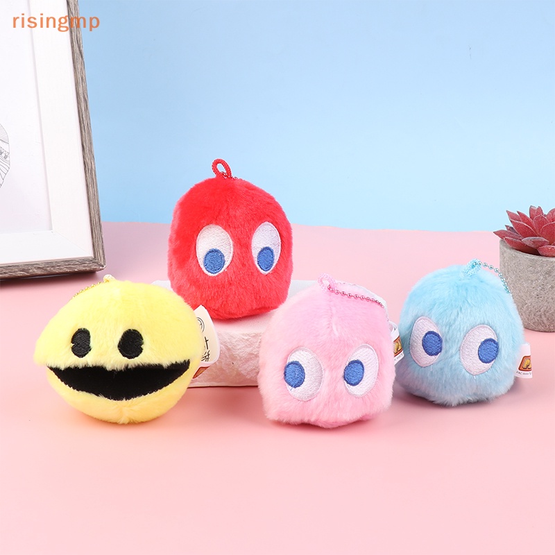 Móc Khóa Hình Búp Bê PacMan Nhồi Bông Mềm Mại Dễ Thương