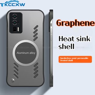 Ốp Điện Thoại Nam Châm Làm Mát Chống Sốc Không Khung Cho redmi k60 ultra k60 pro