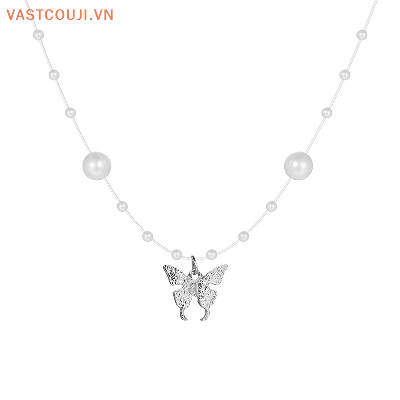 Vòng cổ Mặt Hình Bướm Lấp Lánh Thời Trang Cho Nữ