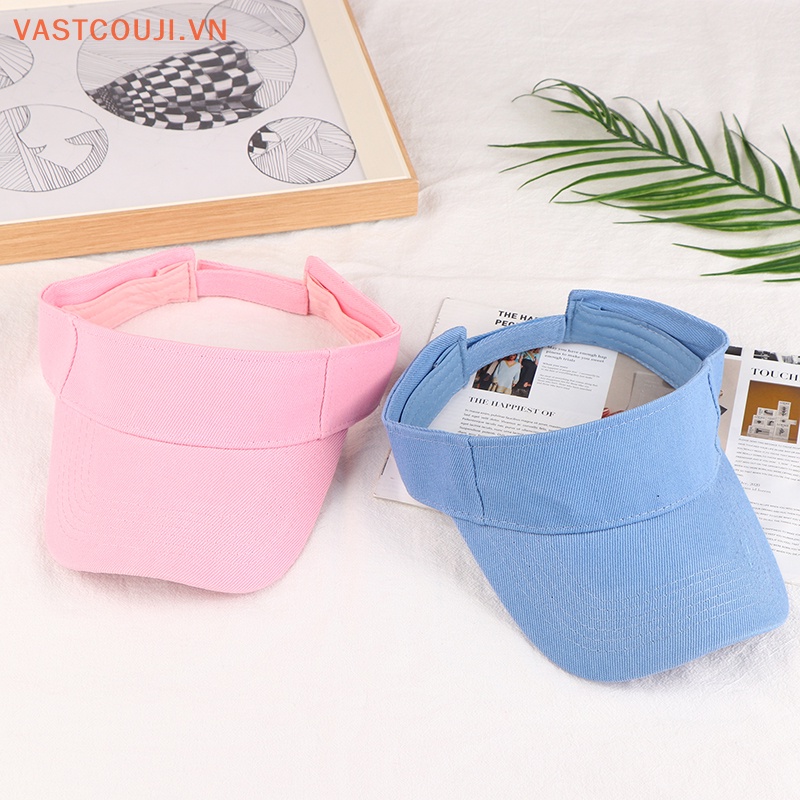 1 Mũ Lưỡi Trai Chống Nắng Chống Tia UV Màu Trơn Thiết Kế Thoáng Khí Tùy Chỉnh Thời Trang Mùa Hè Cho Nam Và Nữ
