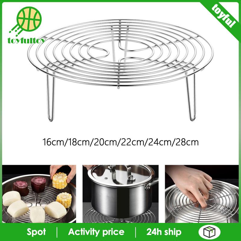 Giá Tròn Bằng Thép Không Gỉ Để Nồi Hấp Tiện Dụng Và Bền