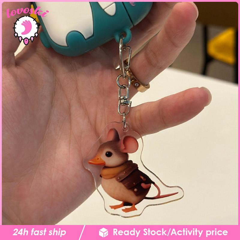 Móc Khóa Kim Loại Hình Động Vật Dễ Thương