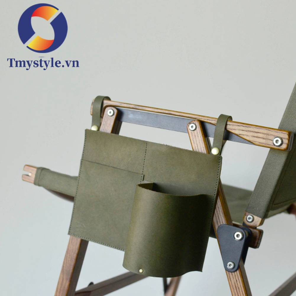 Túi Da PU Đựng Điện Thoại Gắn Tay Vịn Ghế Ngồi Câu Cá / Cắm Trại Tiện Lợi