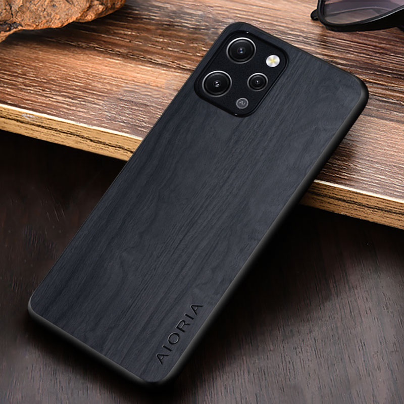 Ốp Bao Da Điện Thoại Họa Tiết Vân Gỗ Cho xiaomi redmi 12 4g 5g xiaomi redmi 12 5g 4g