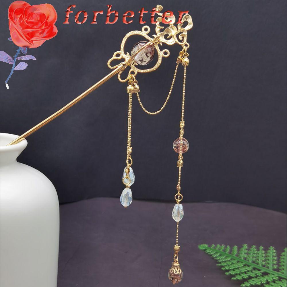 FORBETTER Bông Tai Hợp Kim Hình Giọt Nước Thời Trang Cho Nữ