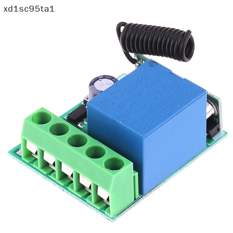 1CH kênh không dây RF điều khiển từ xa Receiver Relay switch DIY mô-đun 433Mhz mới