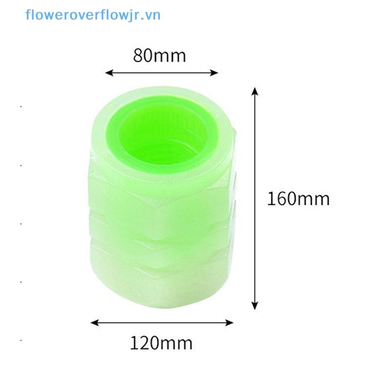 2 / 4 Nắp Van Bánh Xe Hơi Dạ Quang