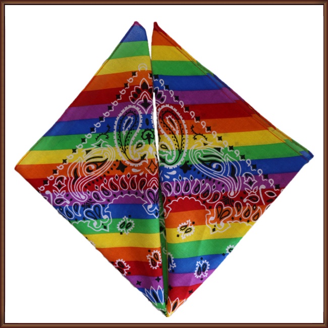 Set 150 Khăn Vuông Bandana Gay Pride / Cầu Vồng Cộng Đồng LGBTQ