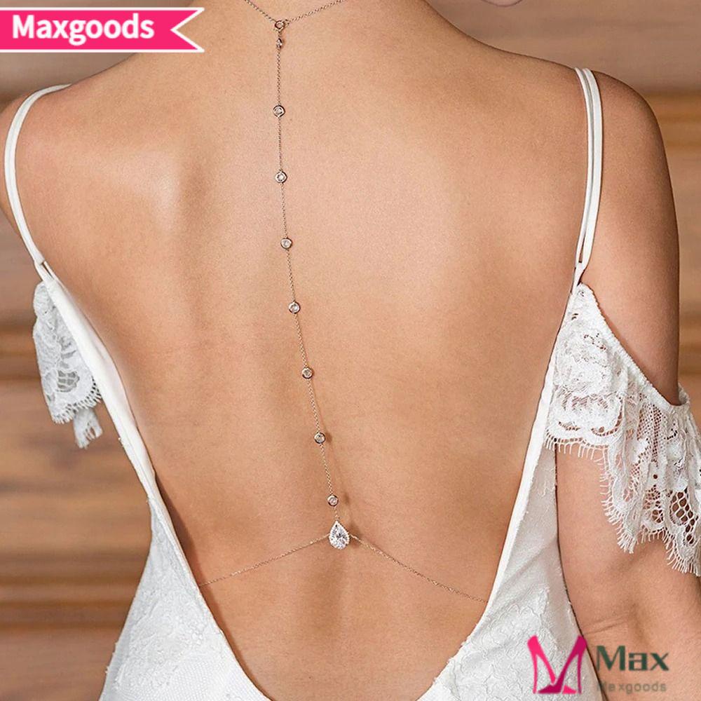 MAXG Vòng cổ Đeo Lưng Cho Cô Dâu