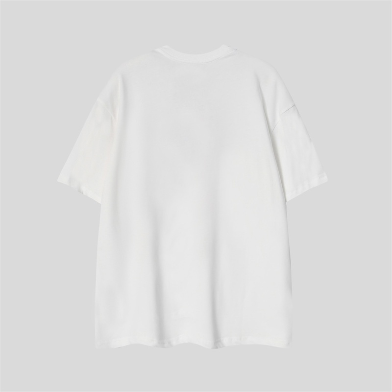 Áo Thun Tay Ngắn Dáng Rộng In Chữ Phong Cách Âu Mỹ Hàng Mới