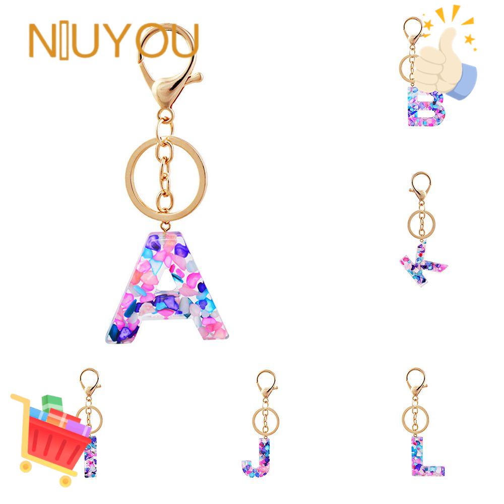 NIUYOU Bộ 26 Móc Chìa Khóa Chất Liệu Acrylic