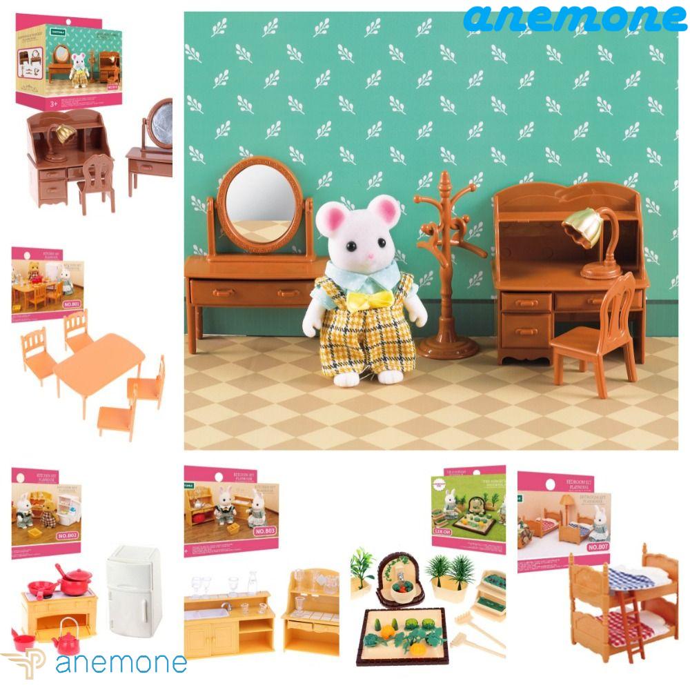 ANEMONE Đồ Chơi Nội Thất Nông Trại Nhân Tạo Nhỏ Xinh Trang Trí Nhà Búp Bê