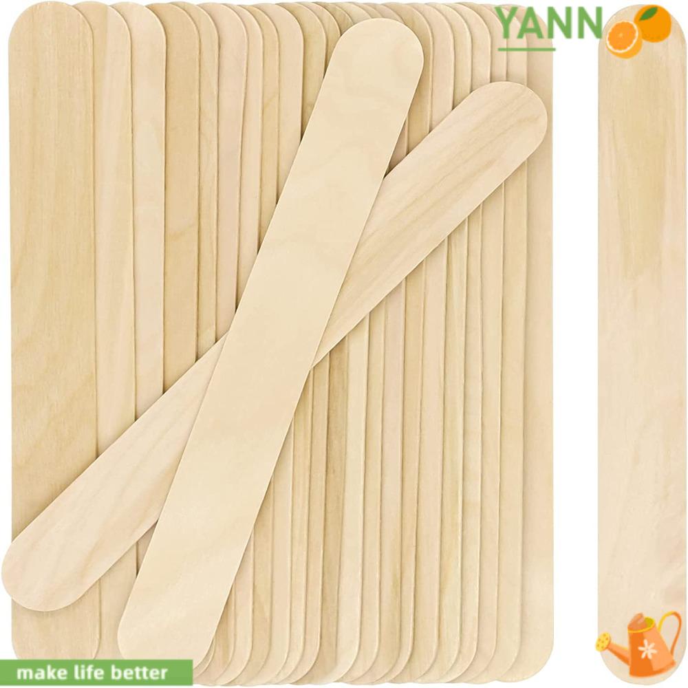 YANN1 Set 100 Que Kem Cỡ Lớn 8 '' Kèm 100 Que Gỗ Dùng Làm Đồ Thủ Công DIY