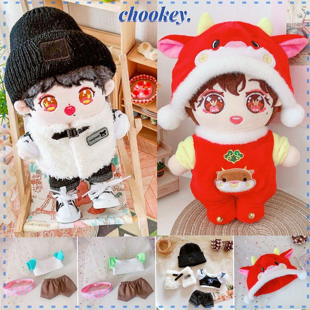 CHOOKEY Bộ Quần Áo Dành Cho Búp Bê 20cm