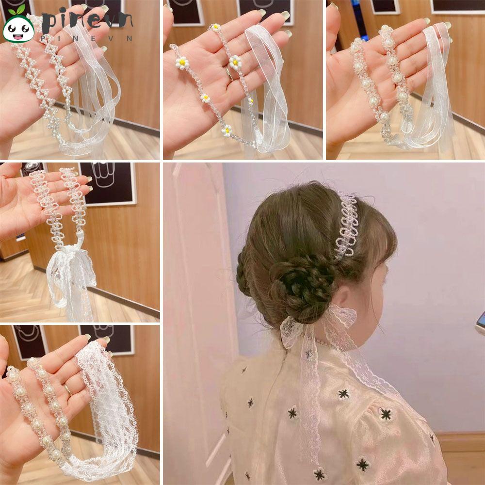 PINEVN Set 2 Băng Đô Cài Tóc Phối Hoa Thời Trang Cho Nữ