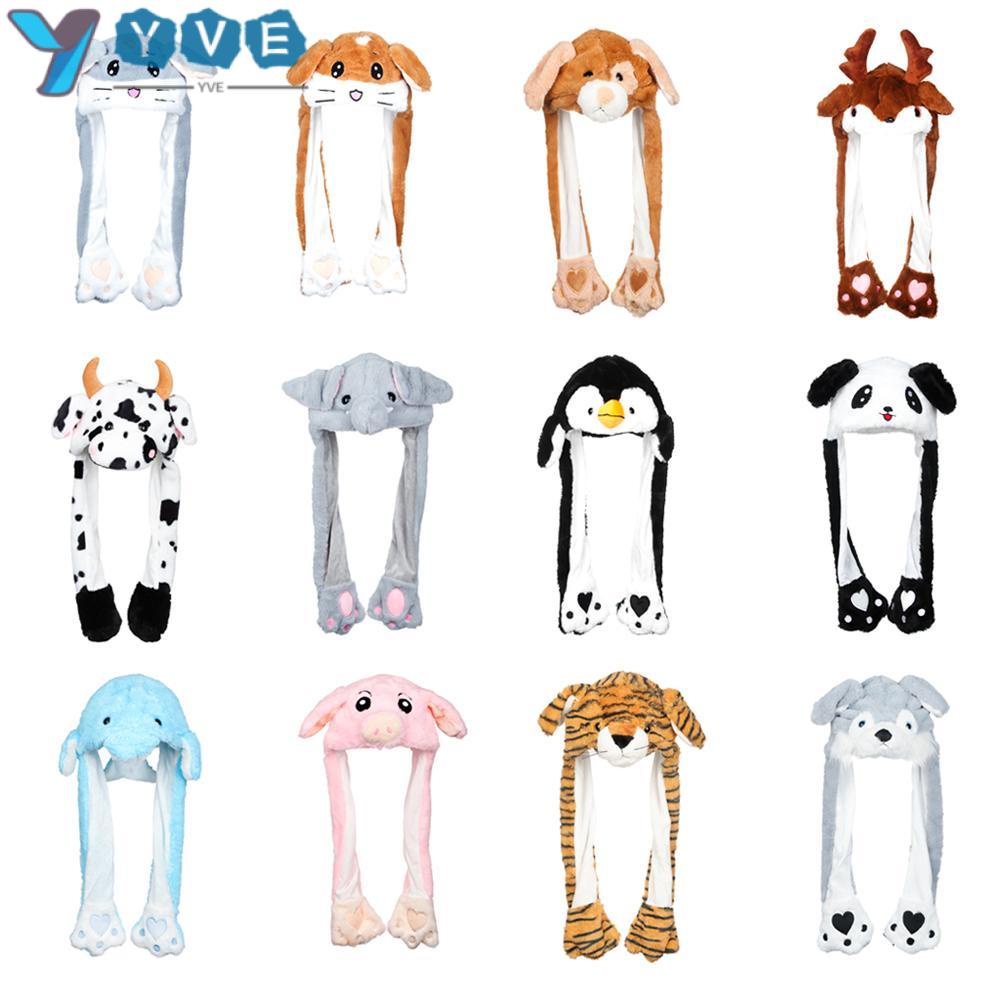 YVE Mũ Tai Thỏ Giữ Ấm Mùa Đông Có Thể Chuyển Động