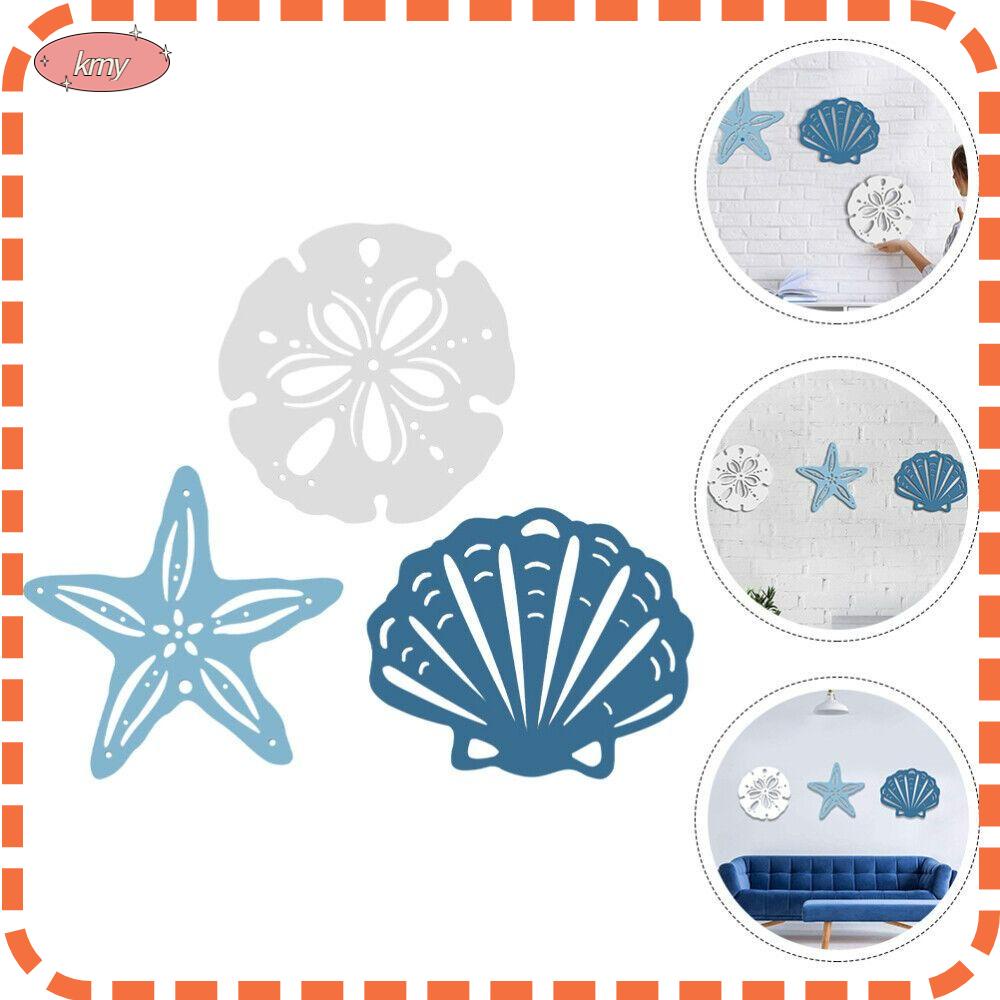 KRNY Sao Biển Bằng Gỗ Treo Tường Trang Trí Phong Cách Địa Trung Hải