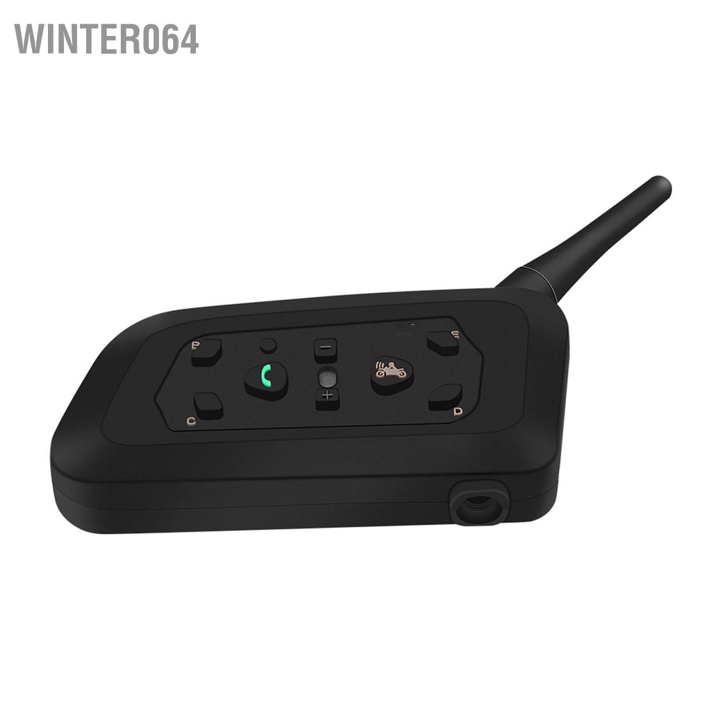 Winter064 Mũ bảo hiểm xe máy EJEAS V6 Pro 800M Tai nghe liên lạc nội bộ Bluetooth 6 người dùng