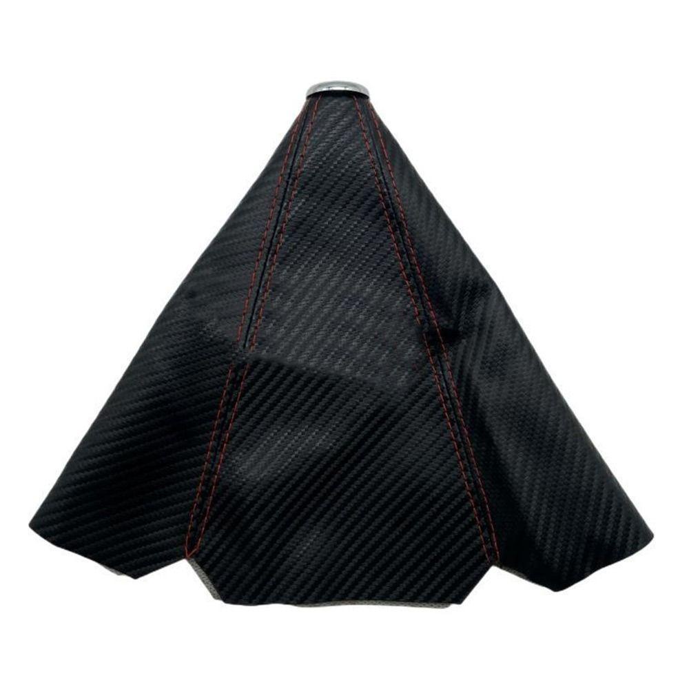 SUYO Vỏ Bọc Cần Số Xe Hơi Bằng Da PU Họa Tiết Sợi Carbon 16mm Thông Dụng