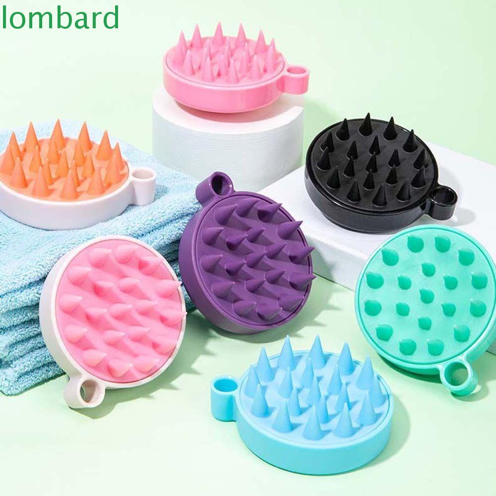 LOMBARD Bàn Chải Massage Da Đầu Hình Tròn Thoải Mái Khi Tắm