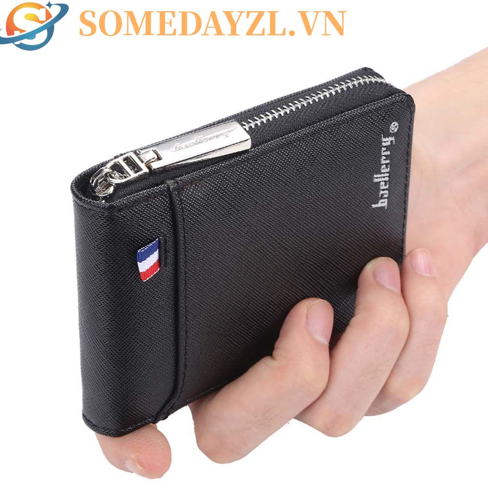 SOMEDAYZL Ví Đựng Tiền Nhiều Ngăn Có Khóa Kéo Thời Trang