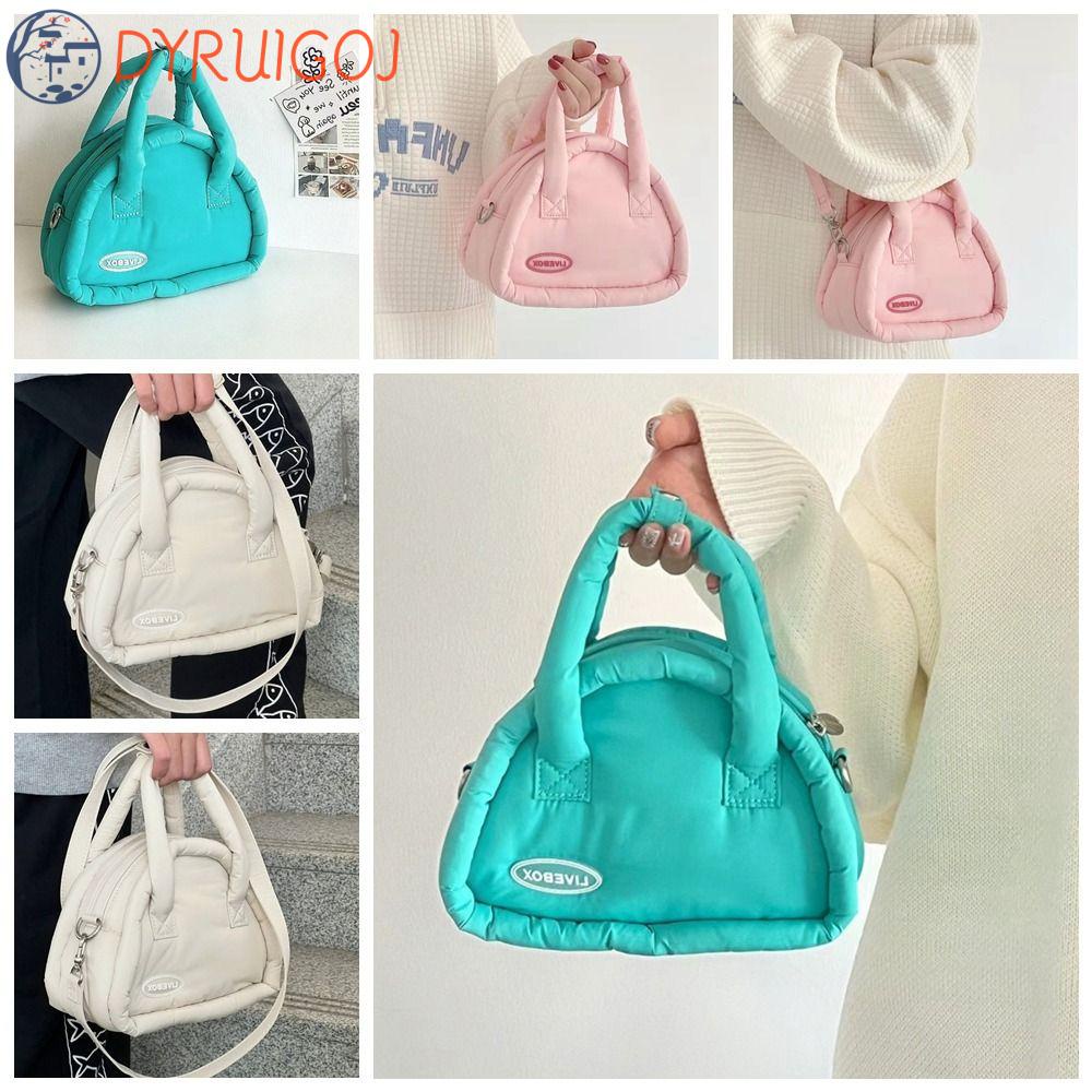 DYRUIDOJ Túi Xách Đeo Chéo Vai Bằng Vải Bạt Nylon Sức Chứa Lớn Y2k Cho Nữ