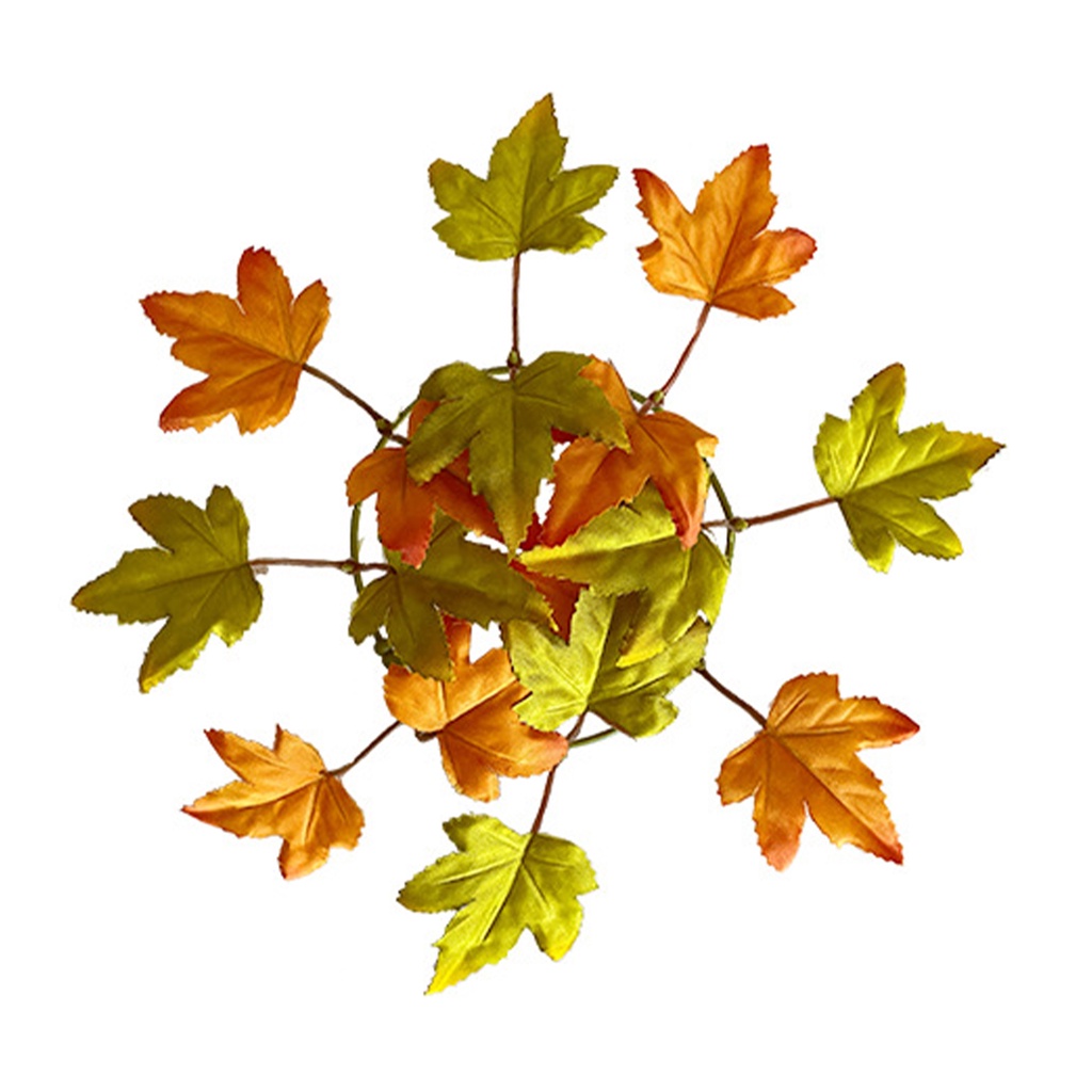 (Bất Ngờ) Lá Phong Giả Sống Động Như Thật Trang Trí Cửa Sổ Không Cần Khoan Lỗ