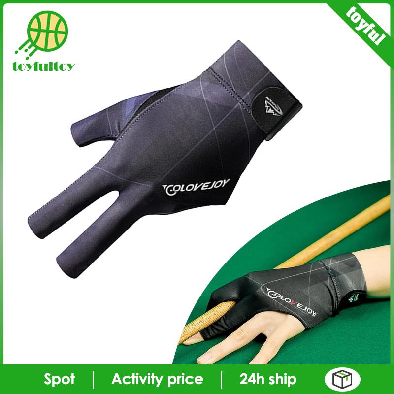 Găng Tay 3 Ngón Chơi Bi Da Chống Trượt Thoáng Khí