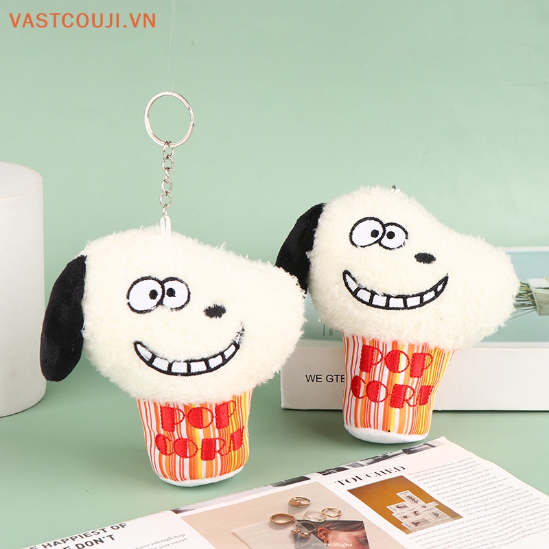 Móc Khóa Hình Chú Chó Nhồi Bông Đáng Yêu