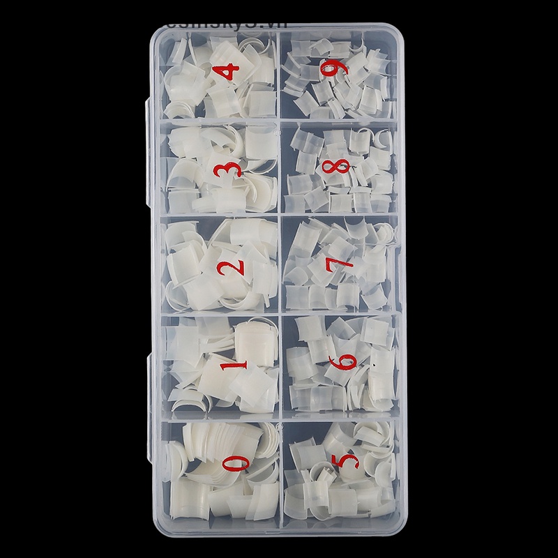 Hộp 500 Móng Tay Giả Hình Vuông Bằng Acrylic Thời Trang