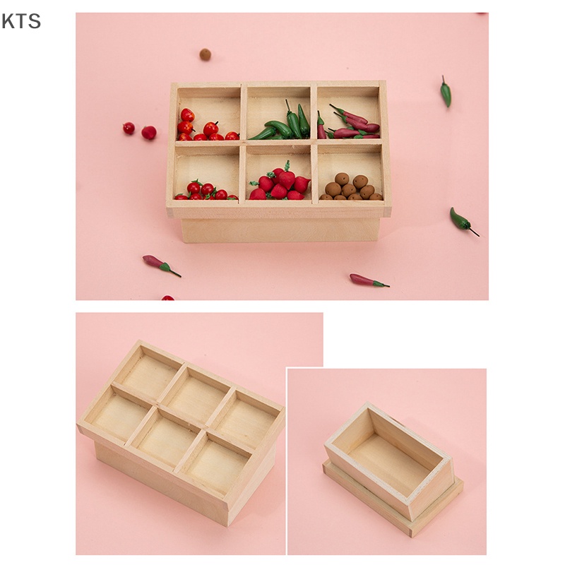 Mô Hình Kệ Đựng Trái Cây mini Tỉ Lệ 1: 12 Trang Trí Nhà Búp Bê