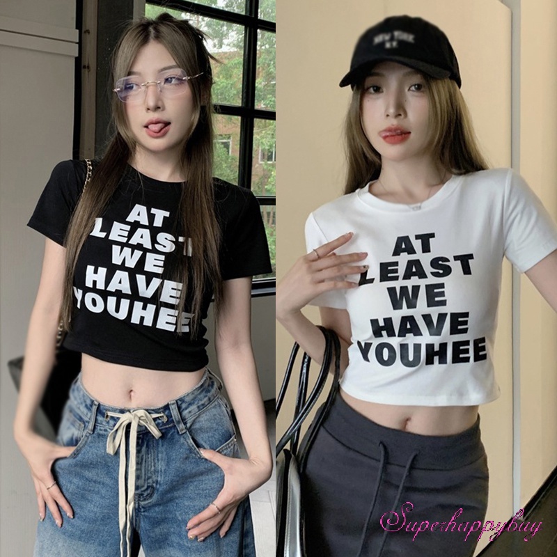 Áo Thun Nữ Ngắn Tay Cổ Tròn In Chữ Dog Đáng Yêu