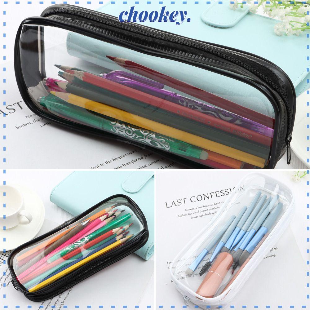 CHOOKEY Túi Đựng Bút Sức Chứa Lớn Có Dây Kéo Mẫu Mới 2021