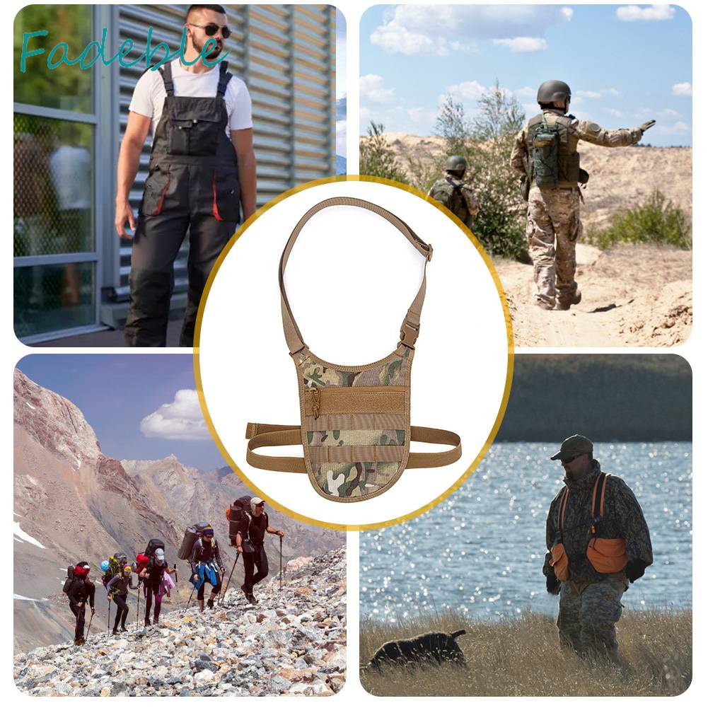 Túi Đeo Thắt Lưng Bằng Nylon Sức Chứa Lớn Nhỏ Gọn Bền Bỉ Dành Cho Đi Bộ Đường Dài Du Lịch