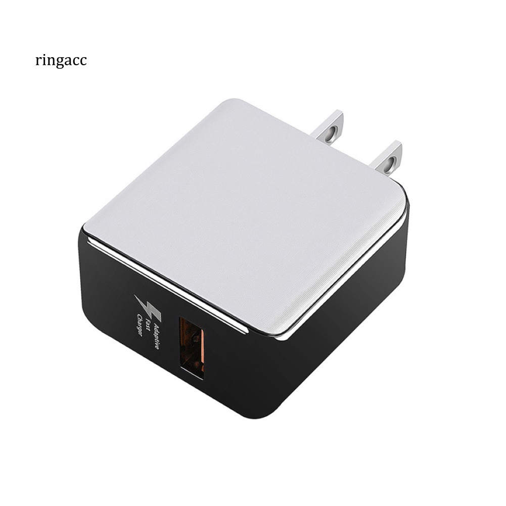 Cốc Sạc Điện Thoại / Máy Tính Bảng Phích Cắm AC Cổng USB Mang Đi Du Lịch Tiện Lợi