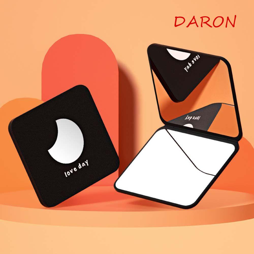 DARON Gương Trang Điểm Cầm Tay Hai Mặt Nhỏ Gọn Tiện Dụng Mang Theo Du Lịch