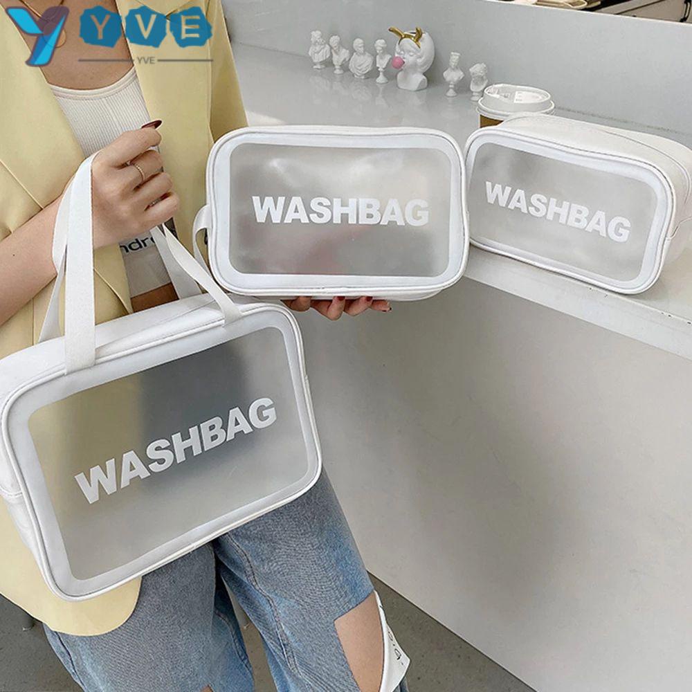 YVE Túi Đựng Mỹ Phẩm Trong Suốt Chống Thấm Nước Tiện Lợi Dành Cho Nữ