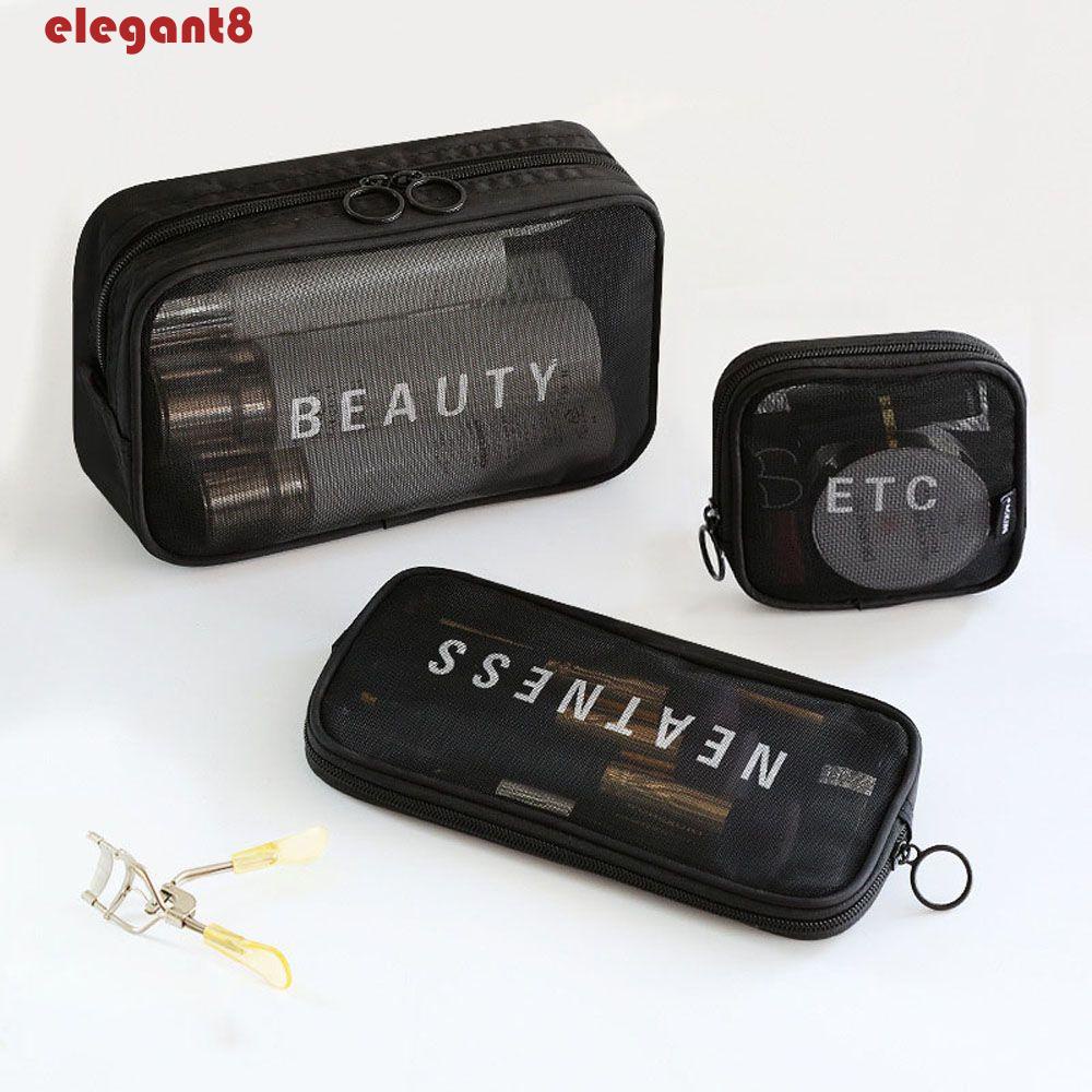 ELEGANT Túi Đựng Mỹ Phẩm Thoáng Khí Đa Năng Thời Trang Cho Nữ
