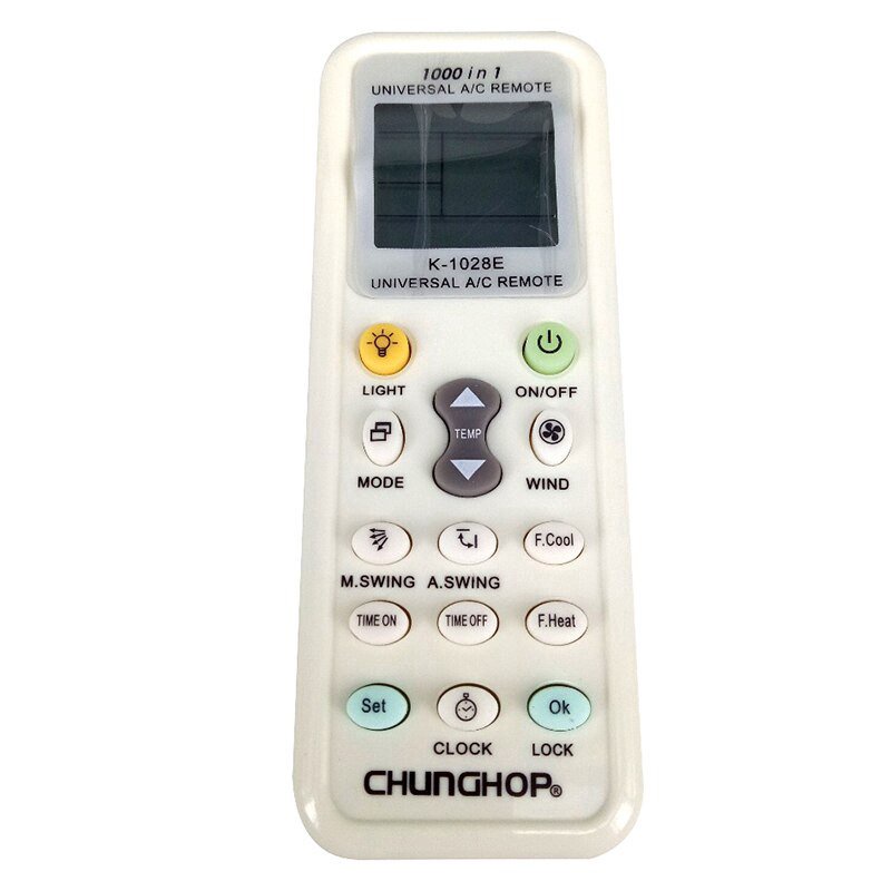 Bộ Điều Khiển Máy Lạnh CHUNGHOP K-1028 Cho CHUNGHOP AC A / C Remoto K-1028E 1000 Trong 1