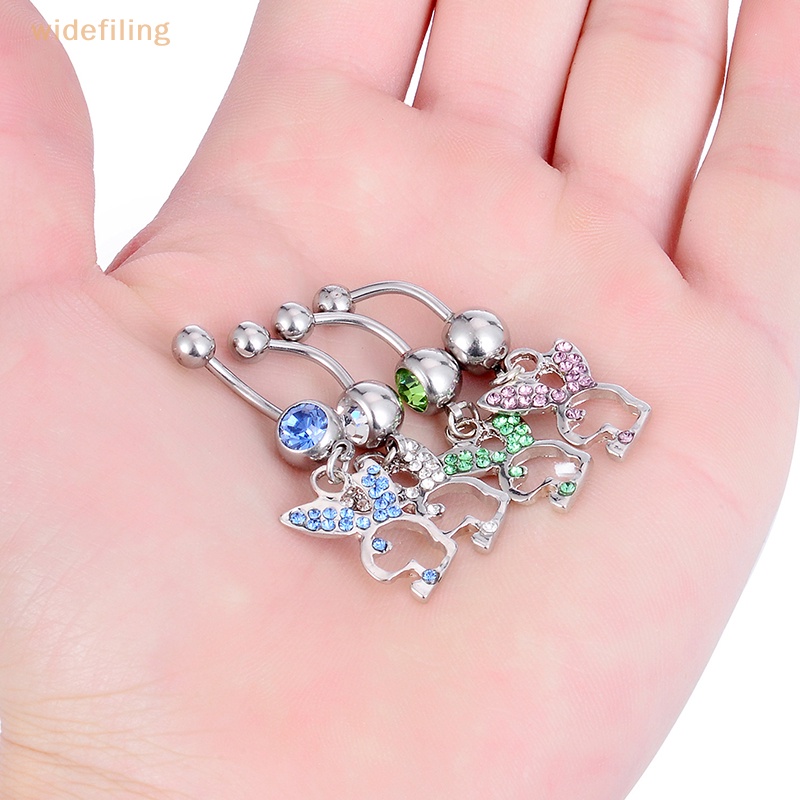 Khuyên Rốn Hình Thỏ Hoạt Hình Dễ Thương