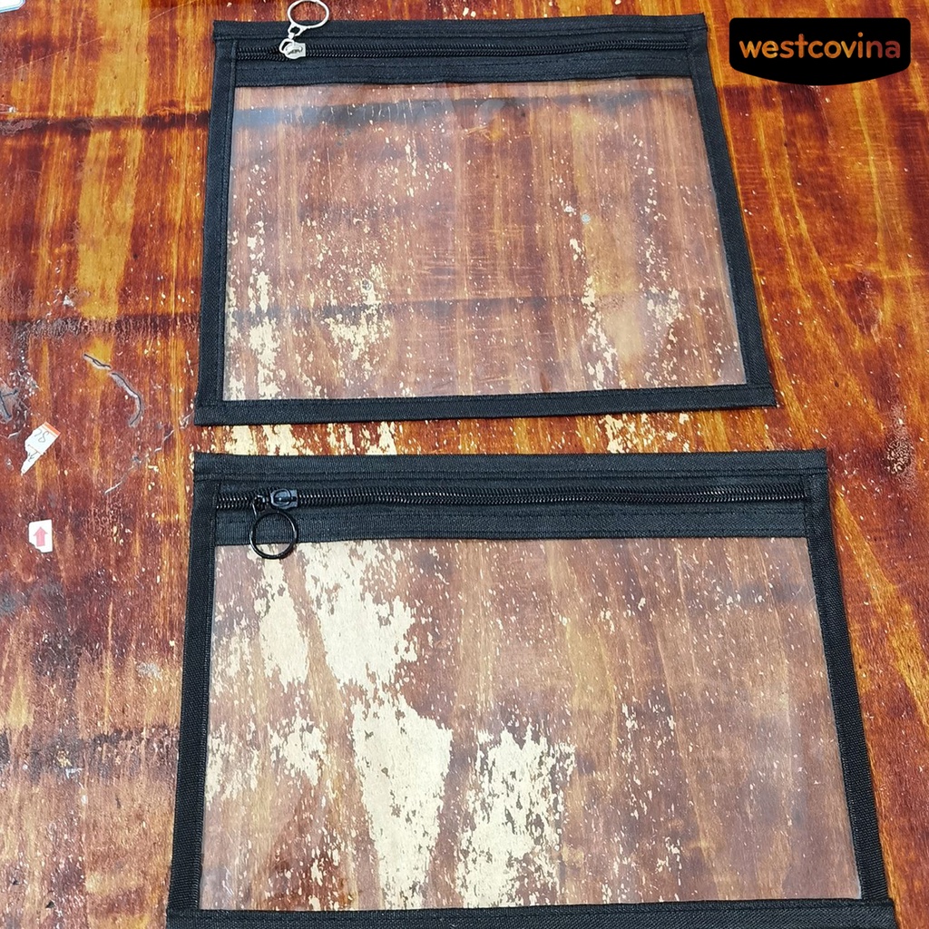 [WSTN] [WSTN]✎Set 6 / 9 / 12 Túi Nhựa PVC Trong Suốt Đa Năng Chống Nước Đựng Đồ Dùng Văn Phòng