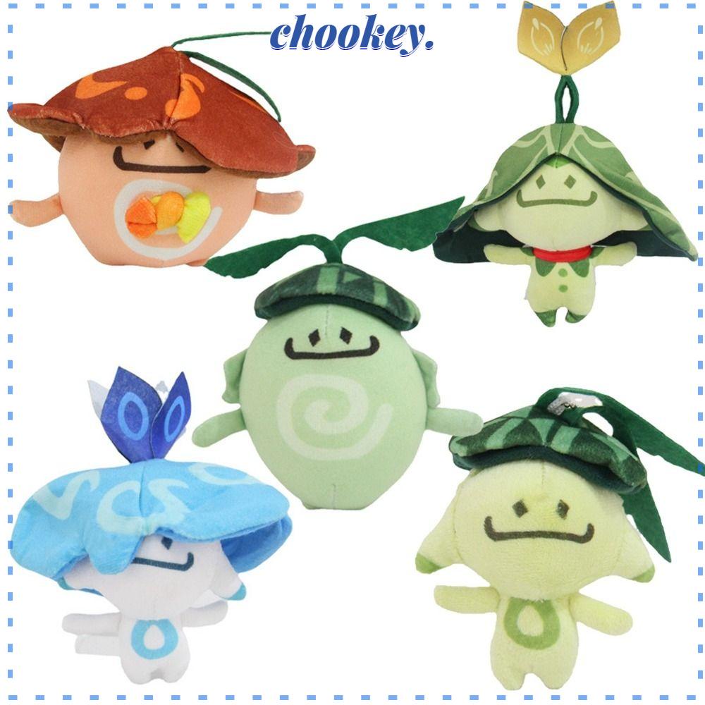 CHOOKEY Đồ chơi nhồi bông Hình Động Vật Hoạt Hình Bằng Cotton PP Mềm Mại Cho Genshin Va Chạm