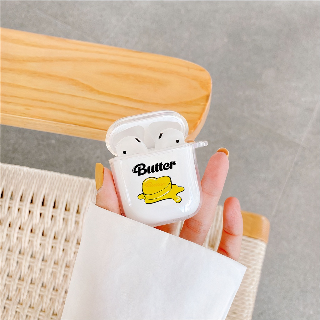 Ốp Airpods Case airpod 1 2 3 pro 2 nhiều mẫu đôi đáng yêu ốp tai nghe i12 vỏ bảo vệ hộp sạc tai nghe trong suốt nhựa dẻo