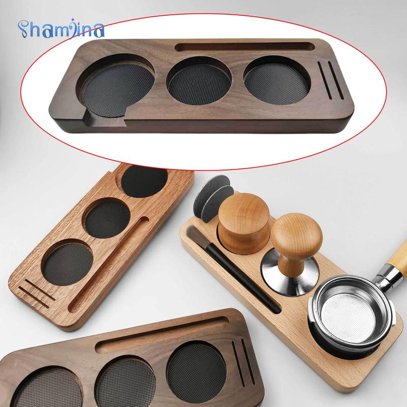 Shamjina Giá Đỡ Máy Pha Cà Phê Espresso Bằng Gỗ Đa Năng Tiện Dụng Cho Nhà Bếp / Văn Phòng