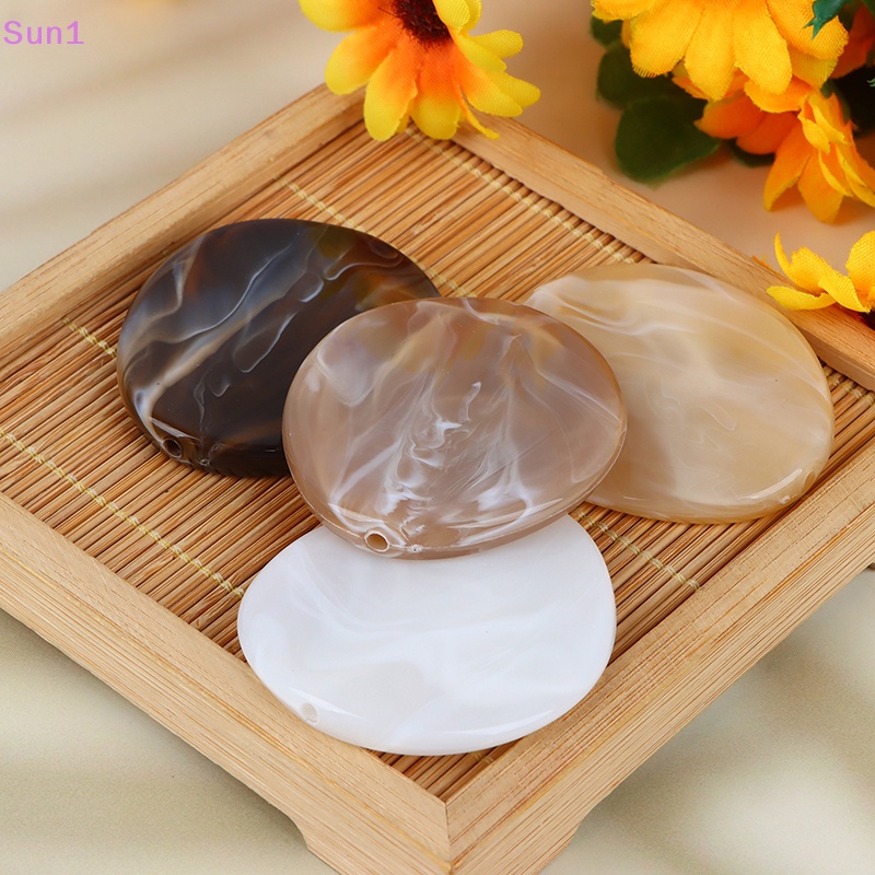 Sun1 &gt; Set 2 Chiếc Xăng đan Đính Đá resin Họa Tiết Hoa Trang Trí Nút