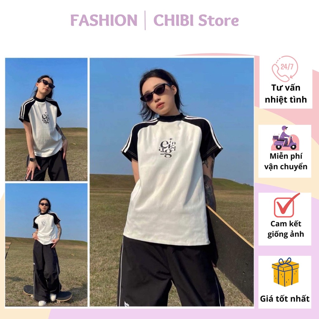 Áo Thun nữ BabyTee E [FREESHIP] Áo Nữ Raglan cotton co dãn