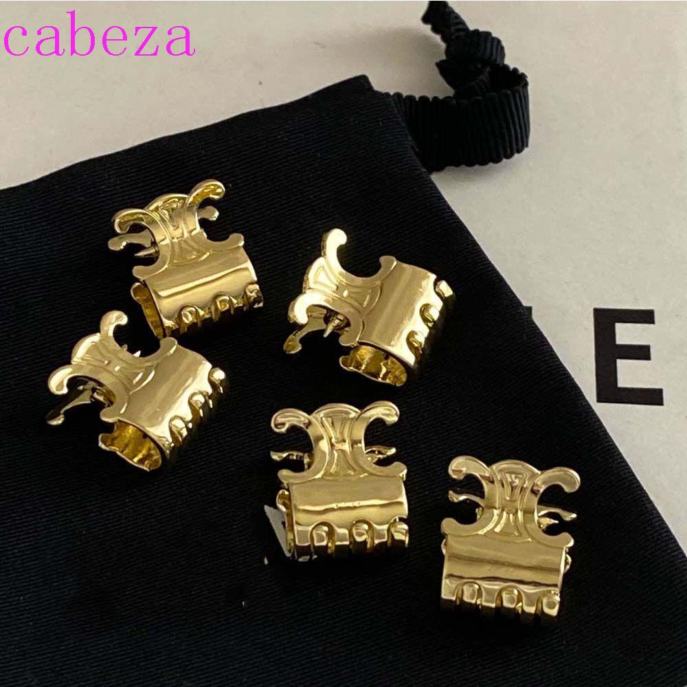 CABEZA Kẹp Tóc Hợp Kim Phong Cách Vintage Sang Trọng Cho Nữ