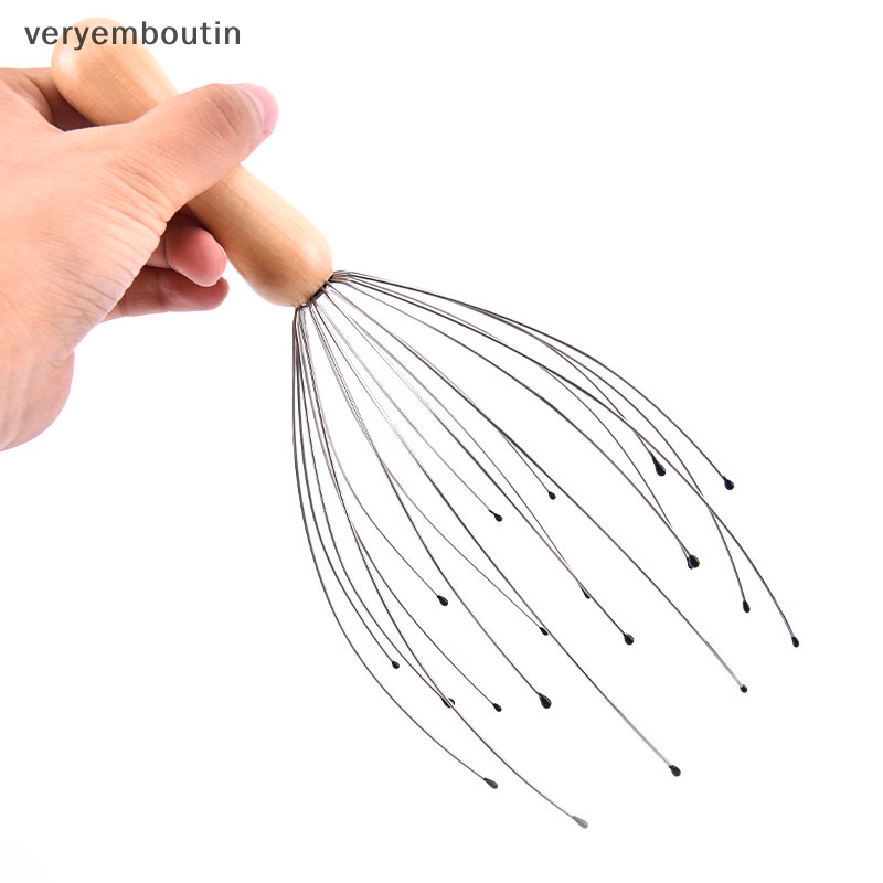 Dụng Cụ Mát Xa Da Đầu Giúp Thư Giãn Sâu Kích Thích Mọc Tóc Và Giảm Căng Thẳng