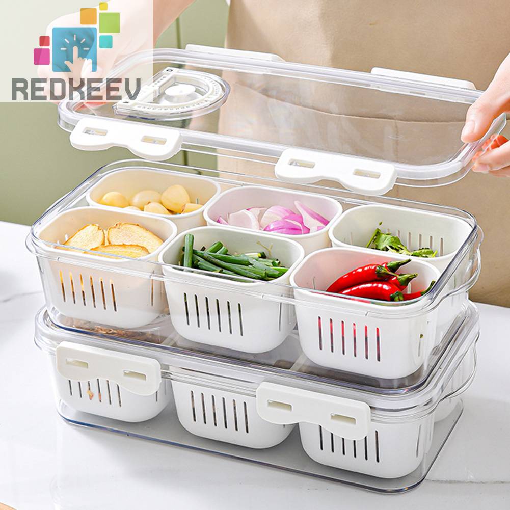 Hộp Đựng Gia Vị Bằng PP Và Thực Phẩm Tiện Dụng Cho Tủ Lạnh