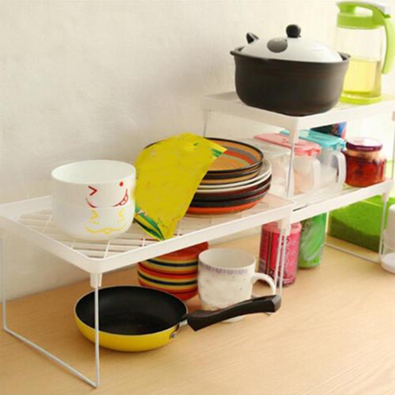 Giá Đỡ Bằng Kim Loại Tiết Kiệm Không Gian Cho Nhà Bếp Văn Phòng